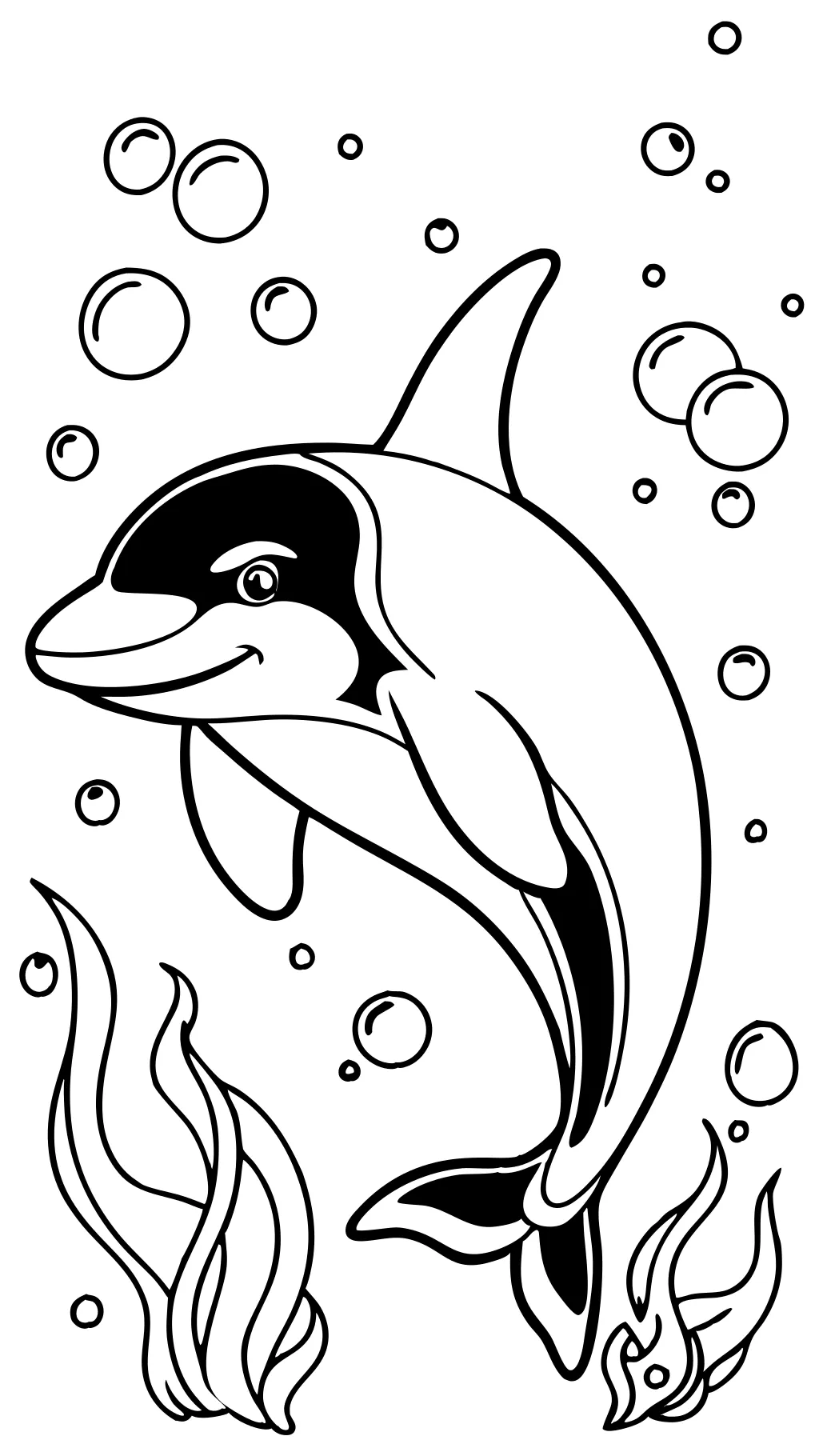 Páginas para colorear Orca